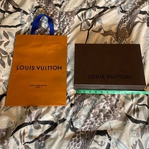 Brand new Louis Vuitton Emory box and gift bag